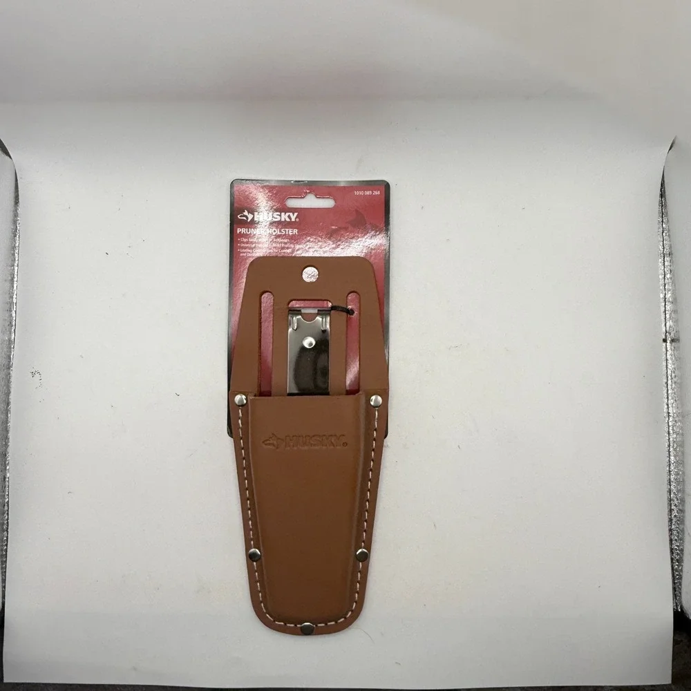 Husky Leather Pruner Holster Belt Clip Sheath Pruning Shears NEW 1010-089-268